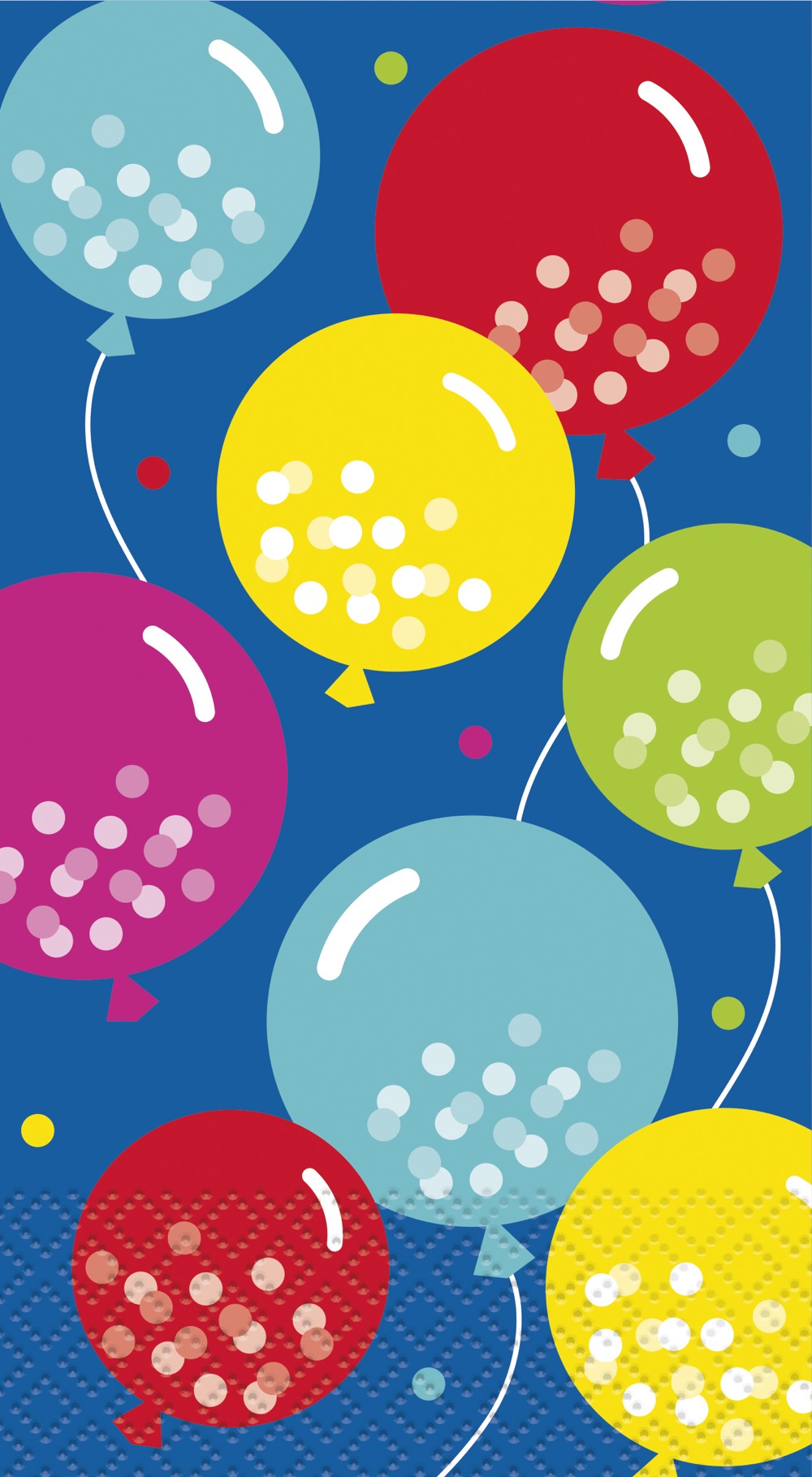 Balloon Cheer Guest Towels 24ct