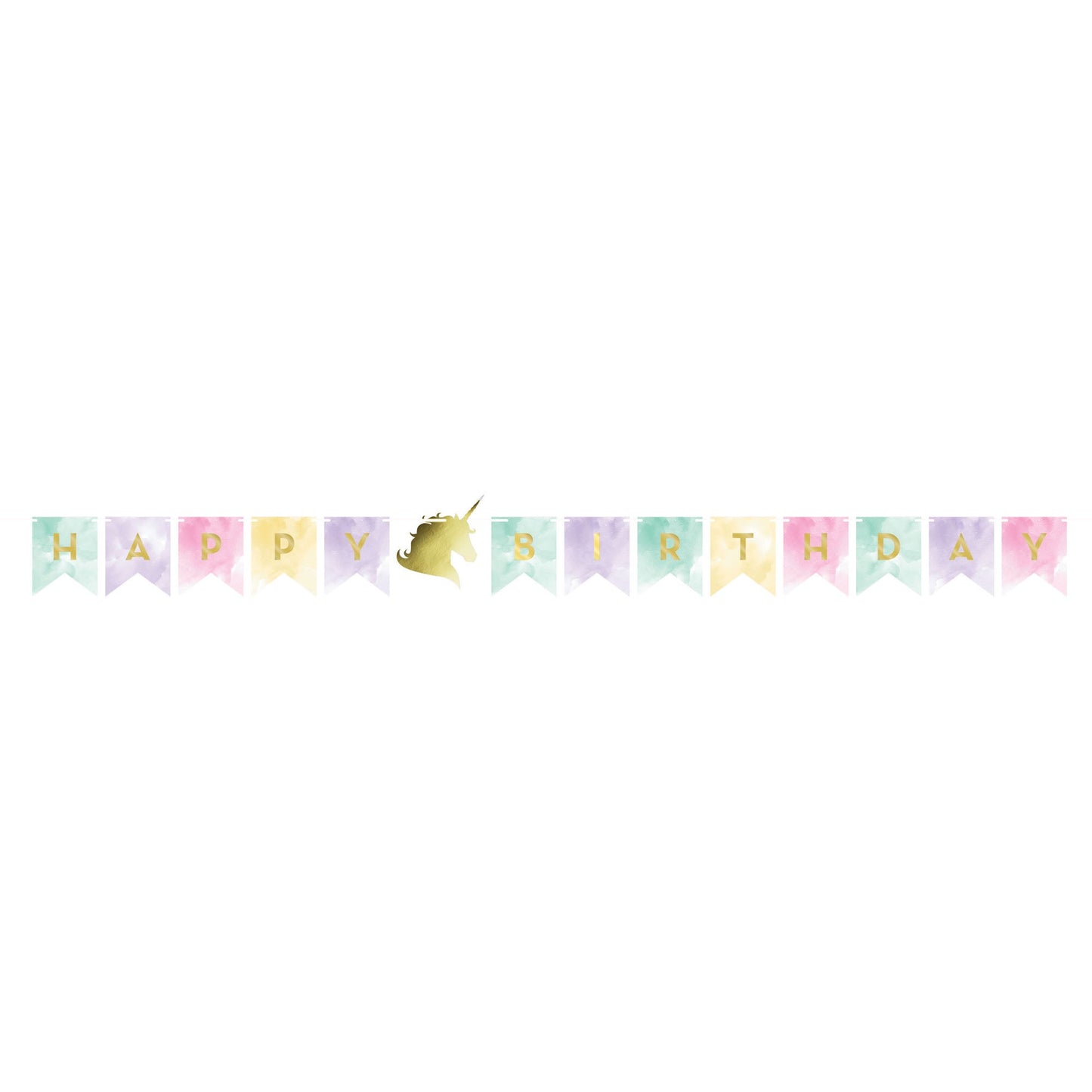 Unicorn Sparkle Shaped Banner Foil