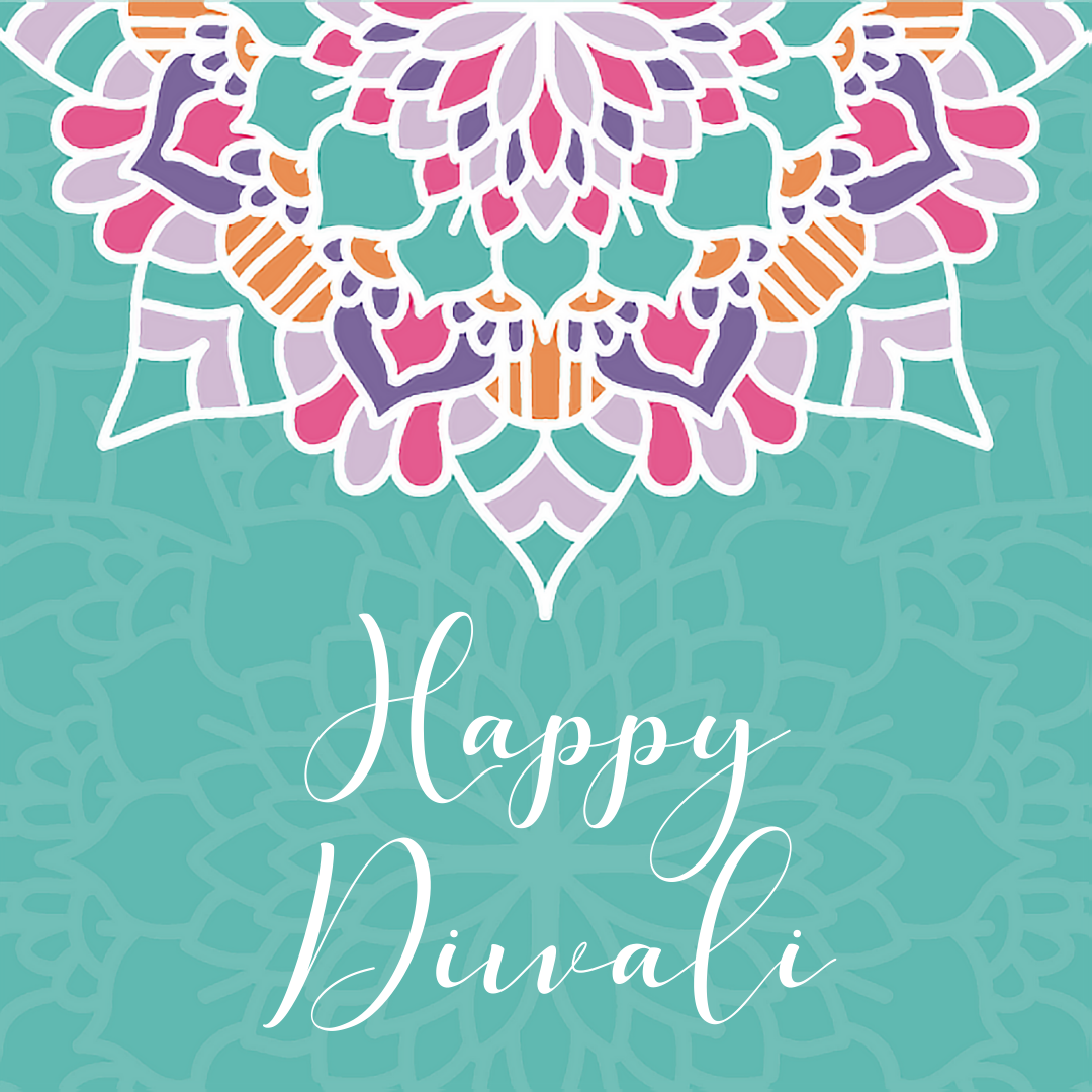 Diwali Bright Mandala Greeting Cards - 6 pack