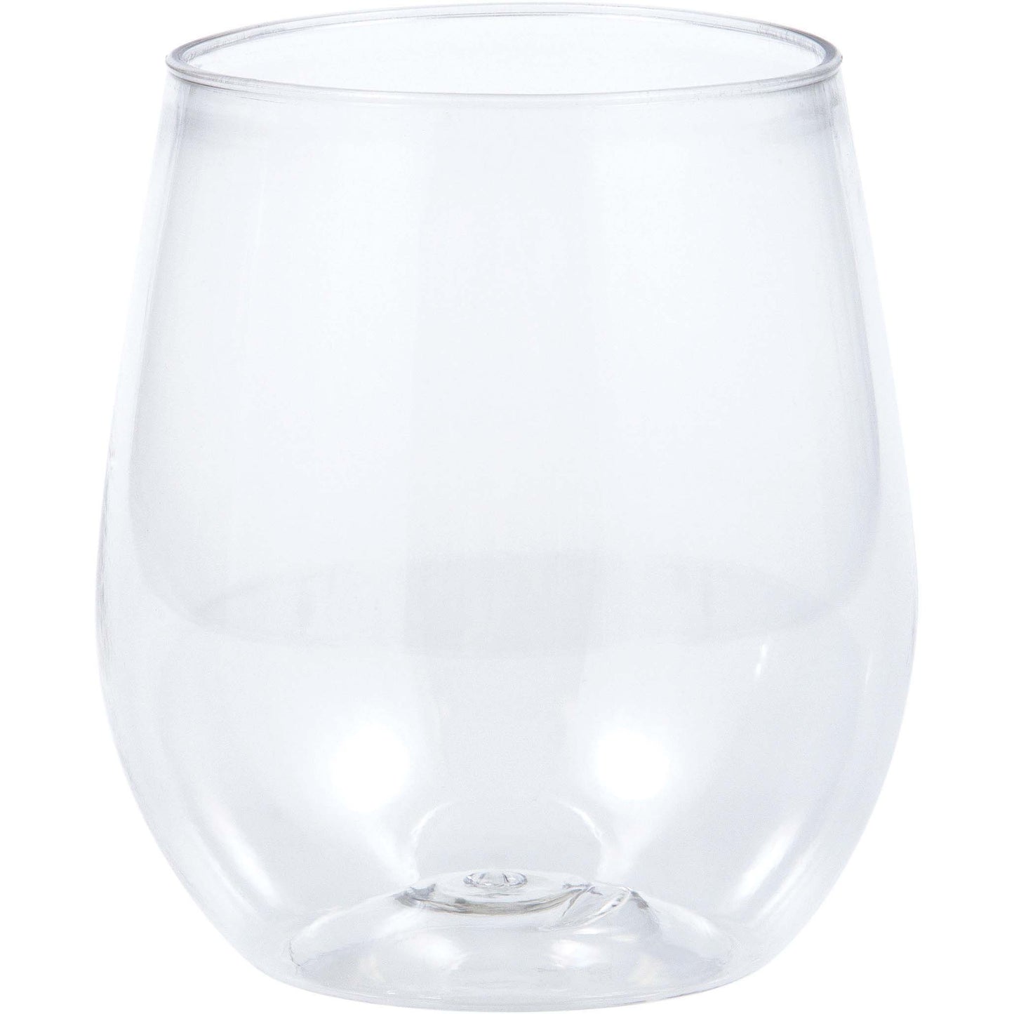 Clear 14oz Stemless Wine Glass 4ct