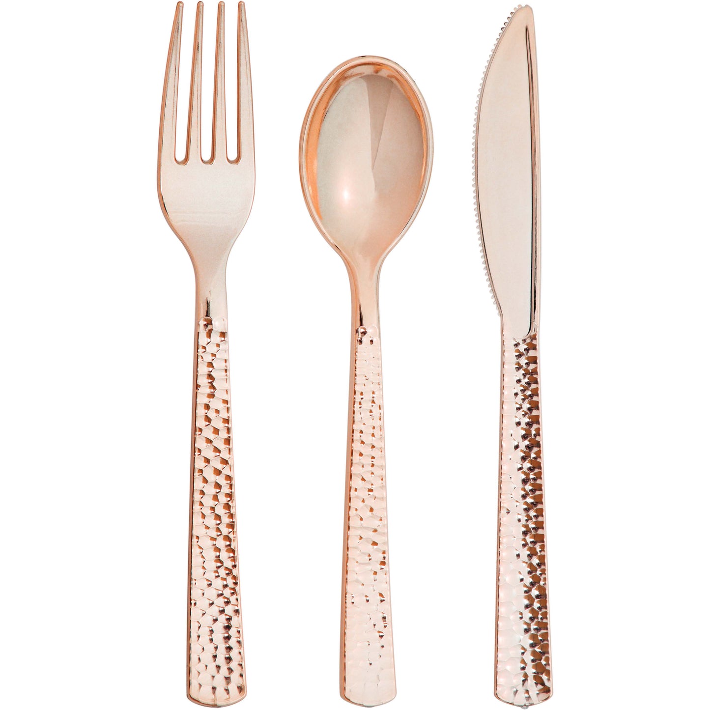 Metallic Hammered Assorted Cutlery 24ct