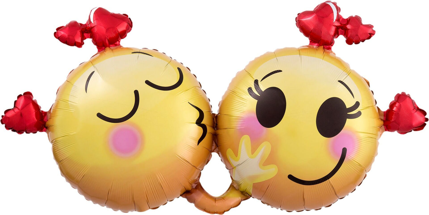 #455 Emoticons in Love 36in Balloon