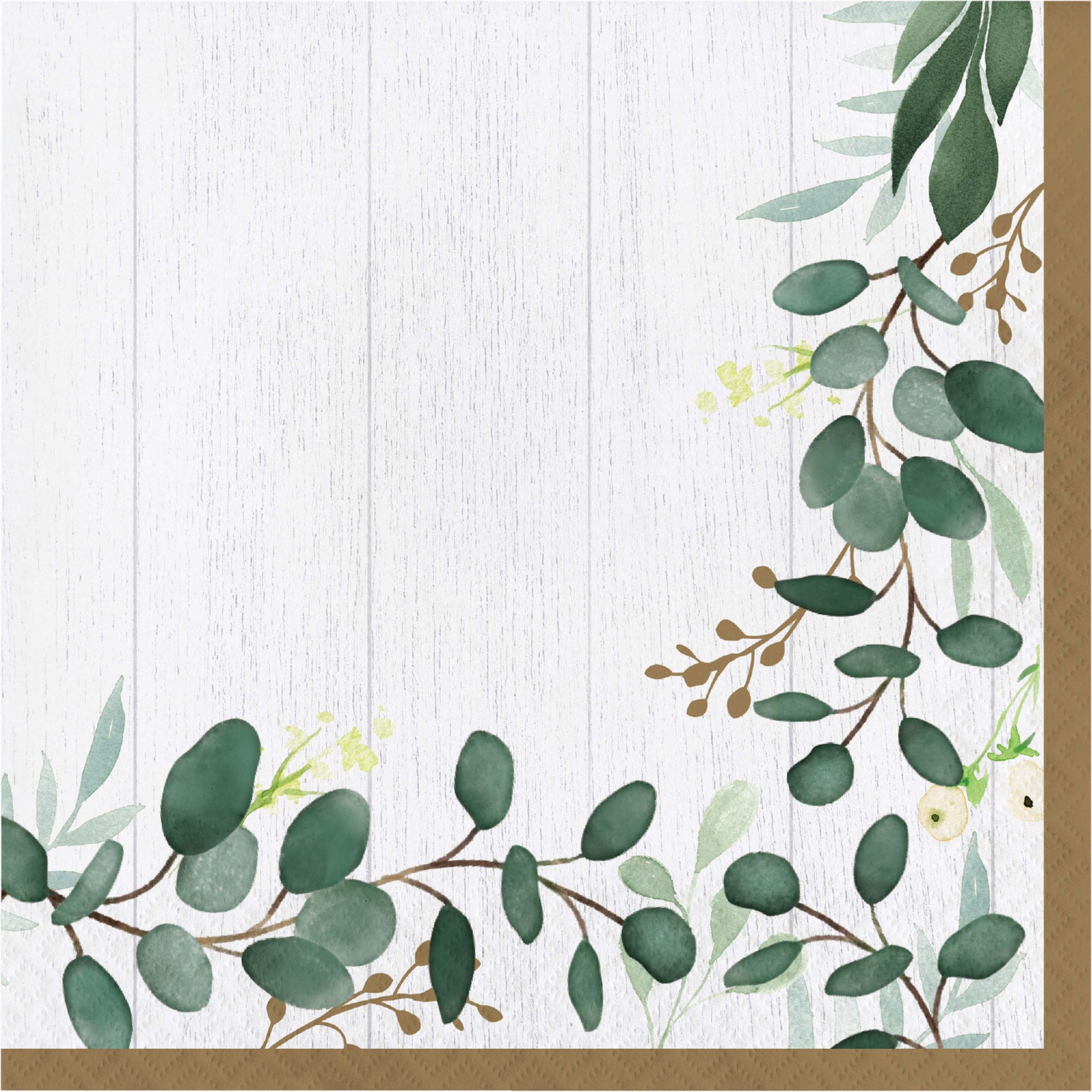 Eucalyptus Greens Lunch Napkins 16ct