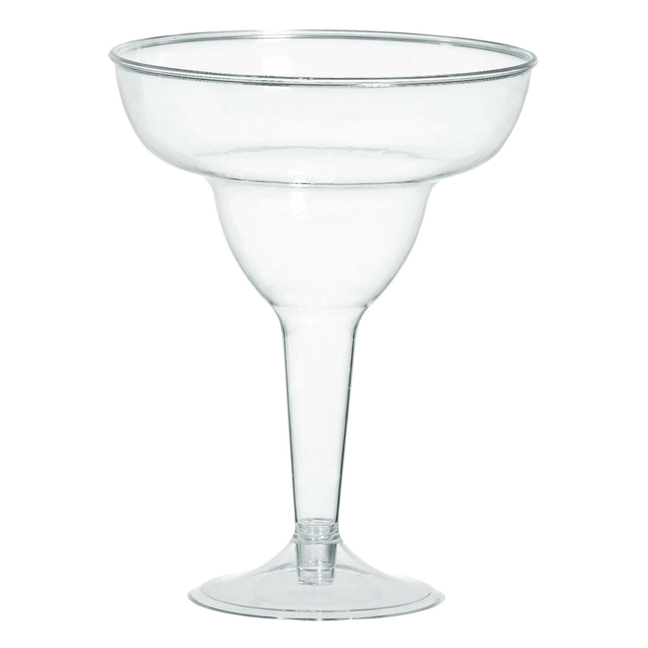 12oz Clear Plastic Margarita Glasses 10ct