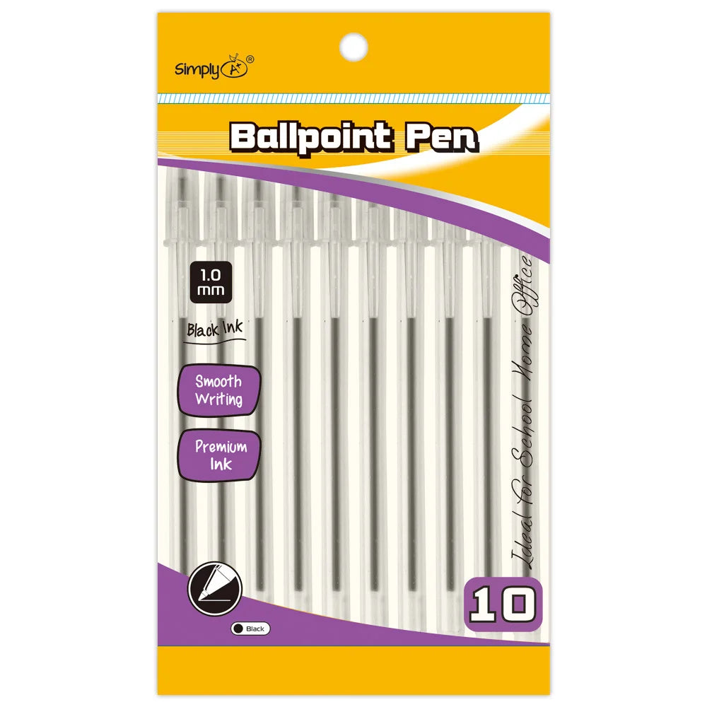 Black Ballpoint Pens 10ct