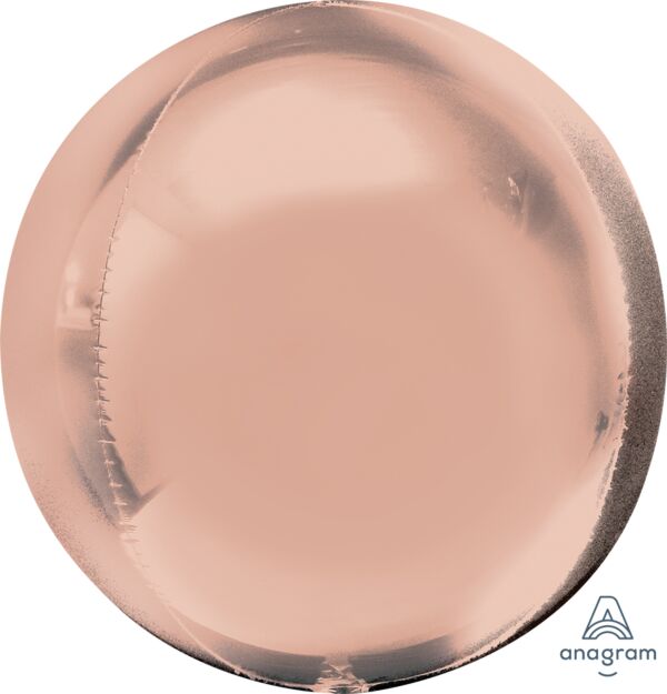 #643 Orbz Rose Gold 16in Balloon