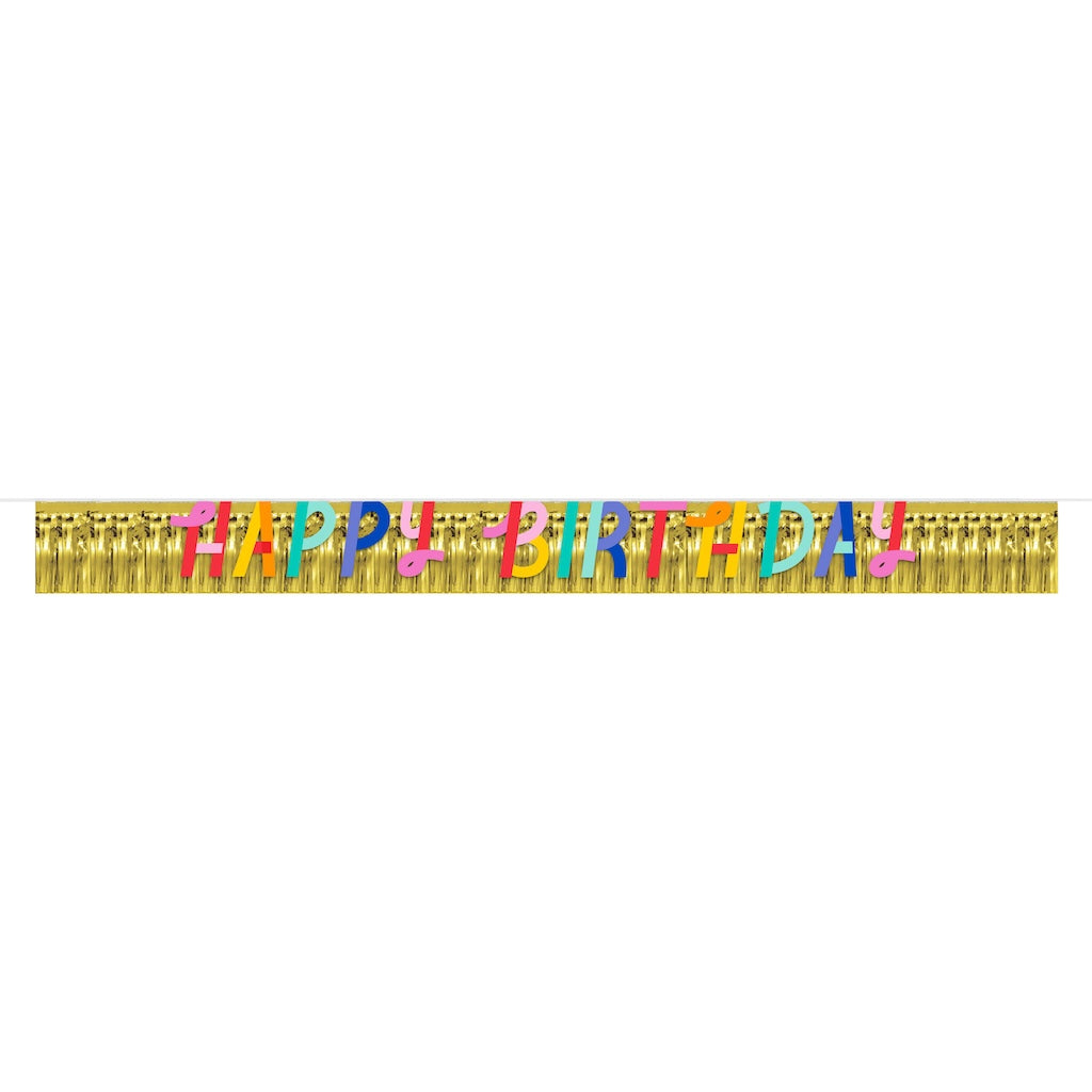 Birthday Confetti Banner