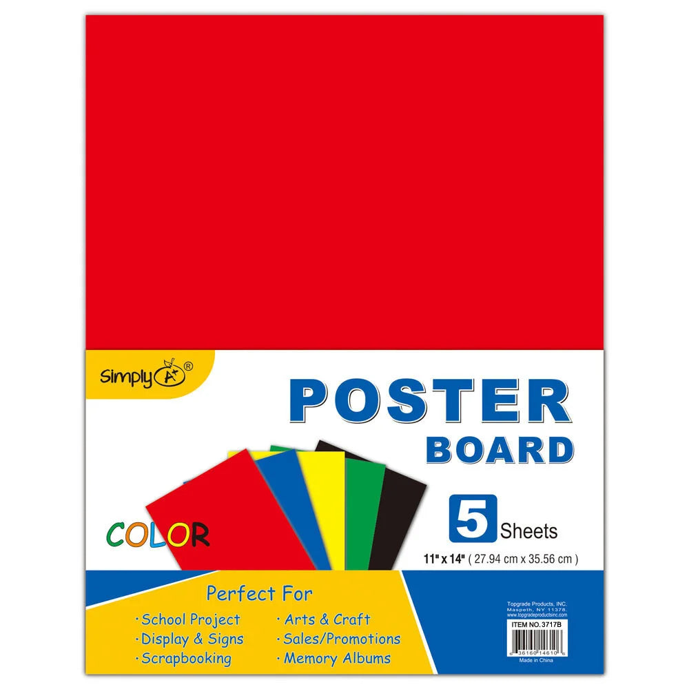 Color Board Sheets 11x14 5ct
