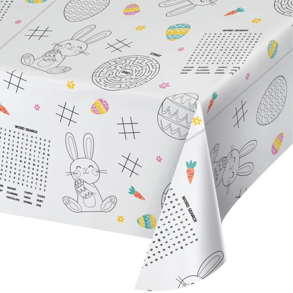 Easter Activity Paper Table Cover 54x84