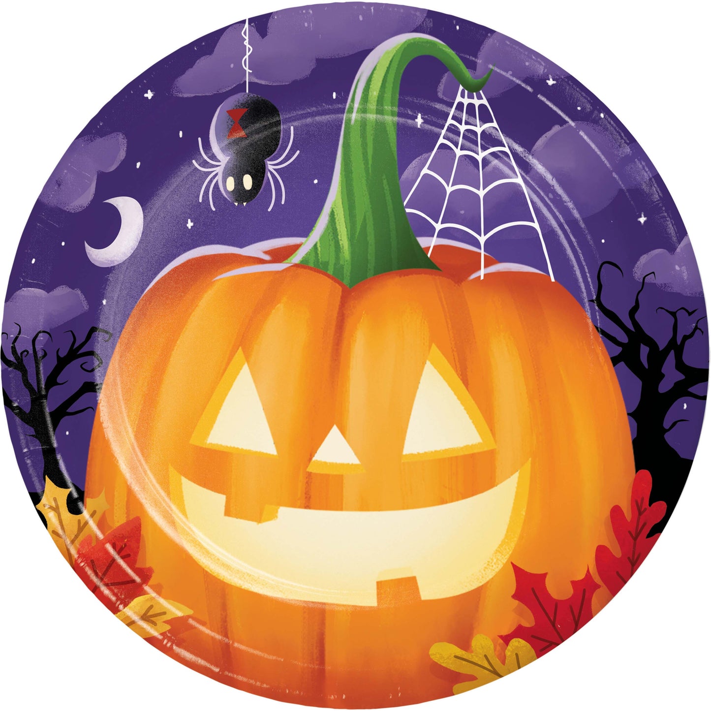 Perfectly Pumpkin 7in Plates 8ct