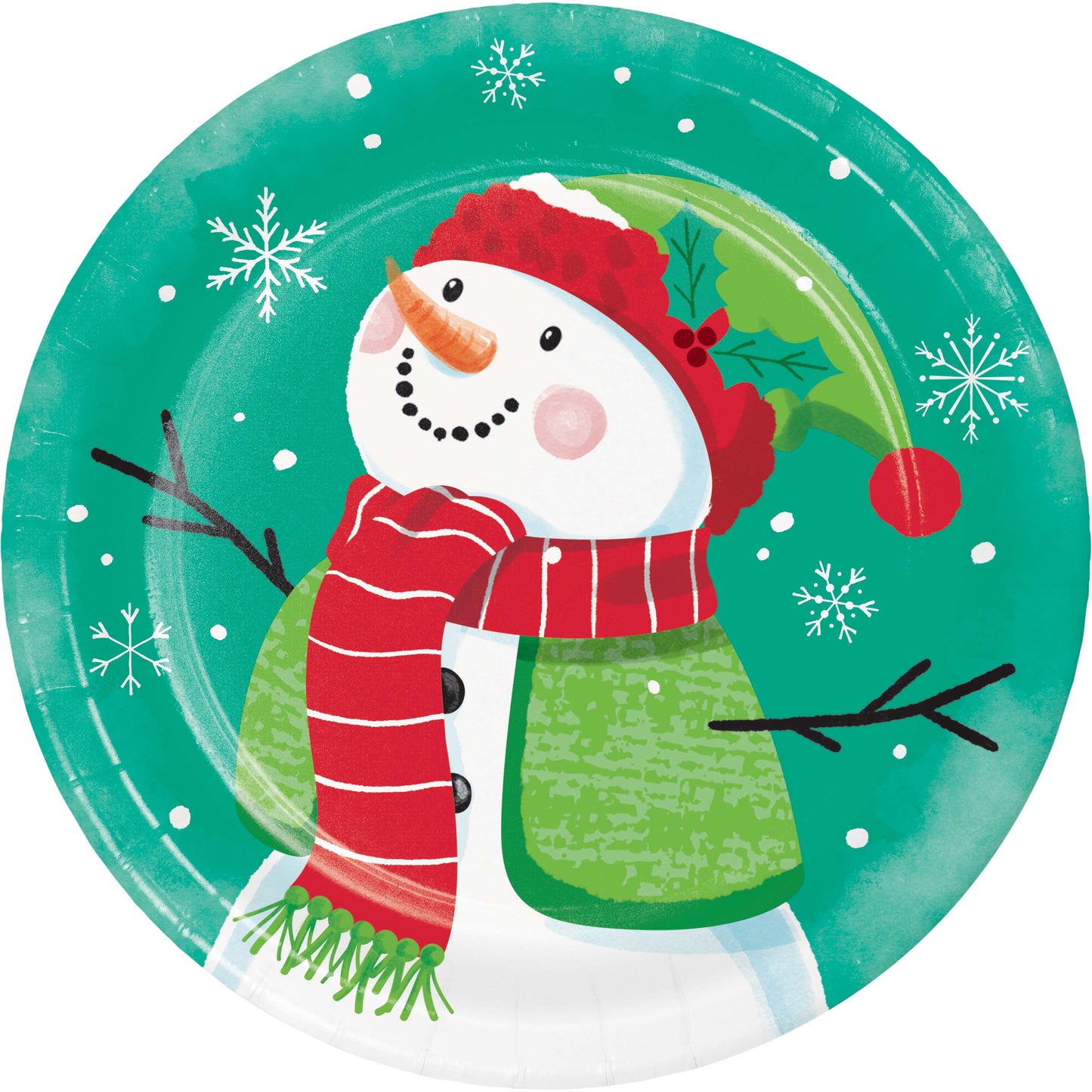 Frosty Friends 7in Plates 8ct