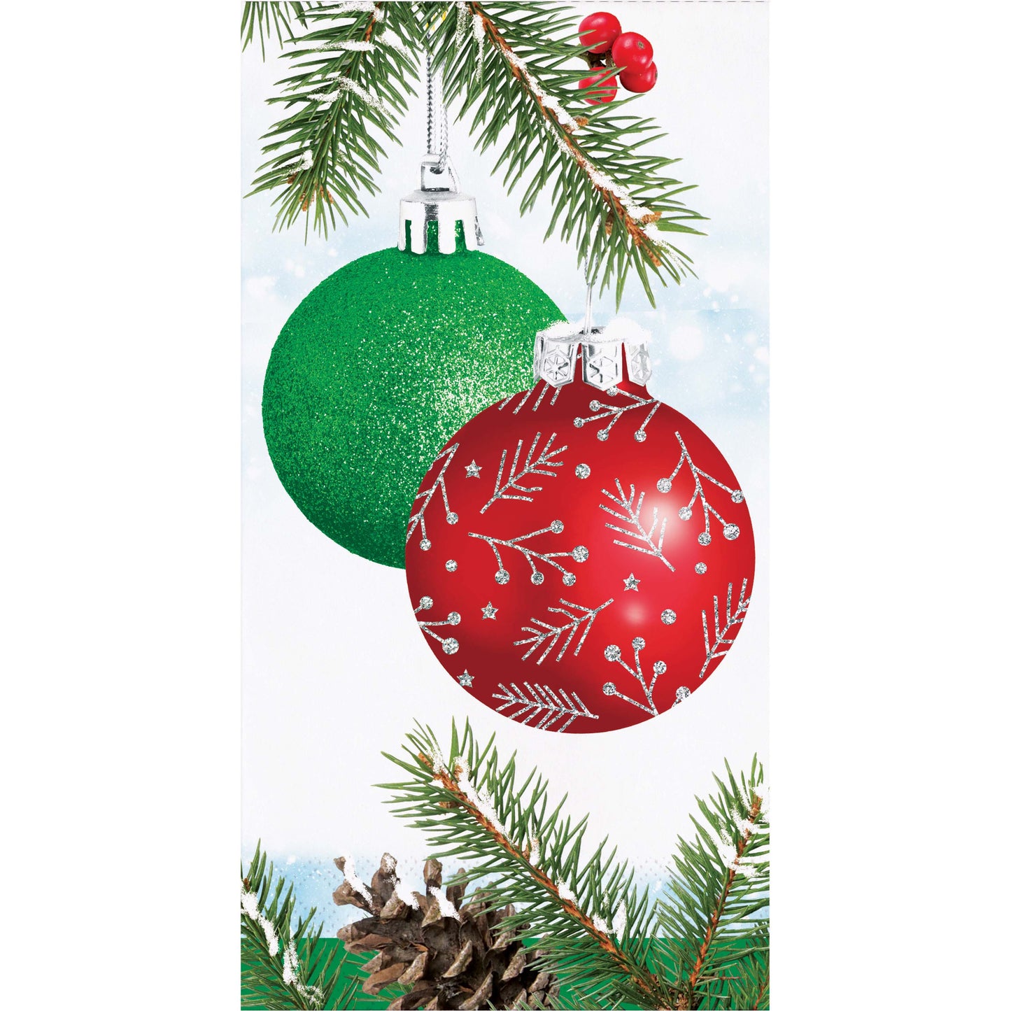 Classical Christmas Guest Towels 16ct