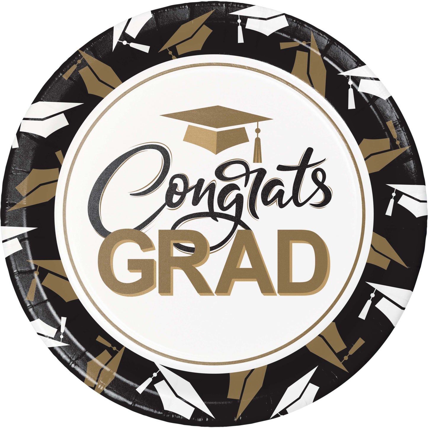 Graceful Grad 9in Plates 8ct