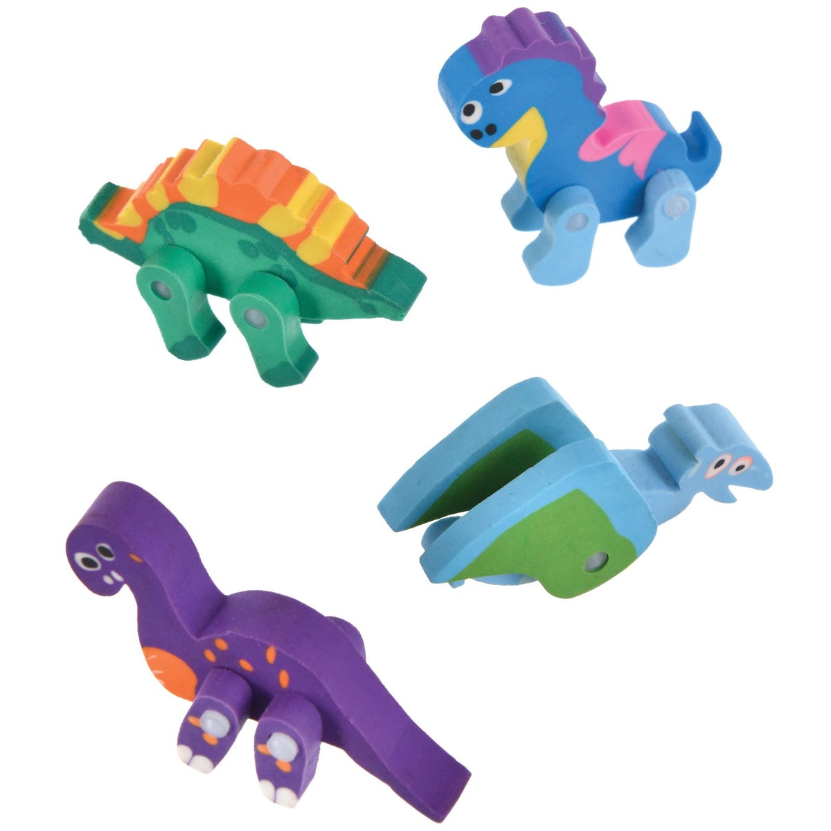 Dinosaur Erasers 12ct