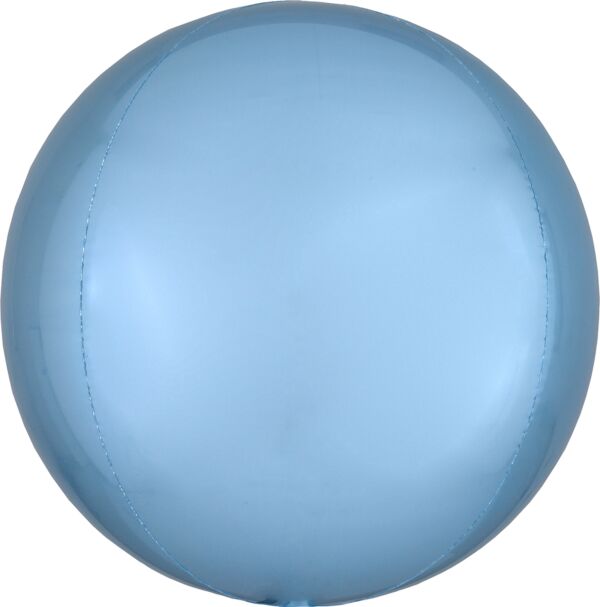 #649 Orbz Pastel Blue 16in Balloon