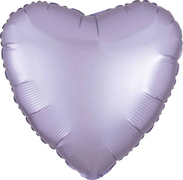 Luxe Pastel Lilac Heart Mylar