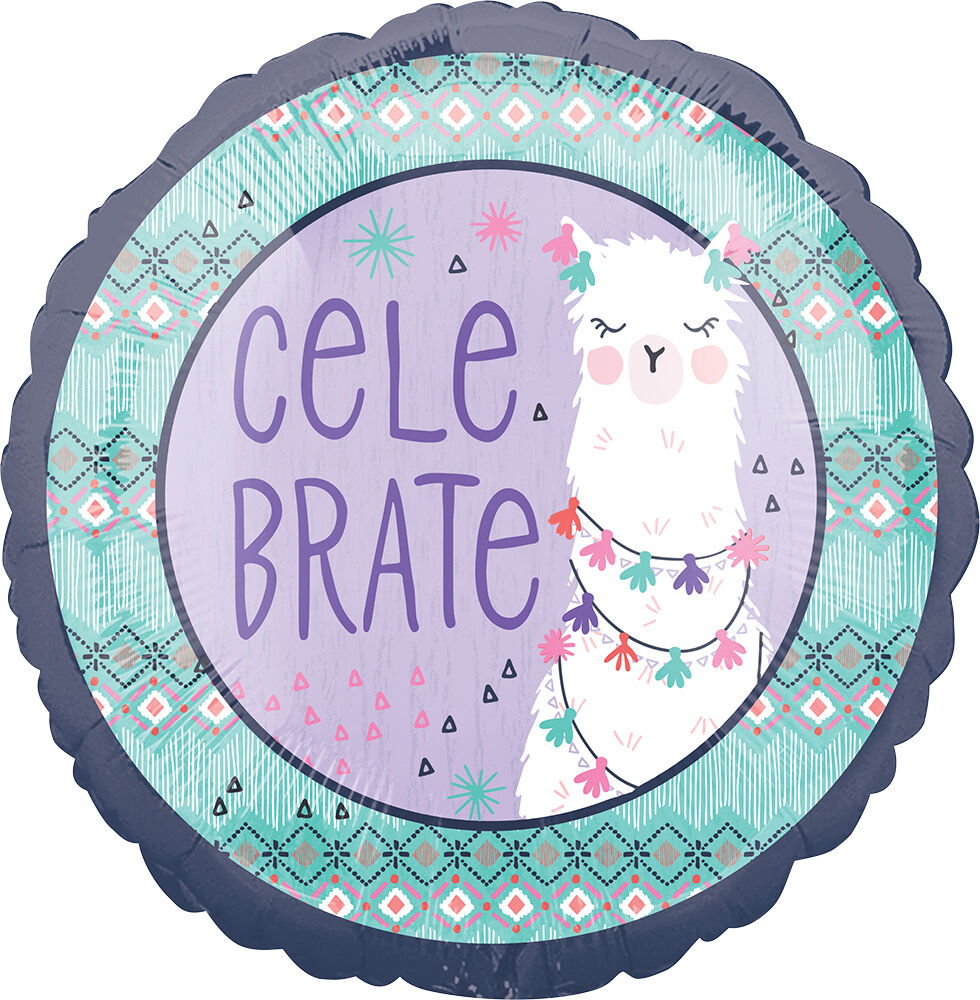 #143 Llama Fun 17in Balloon