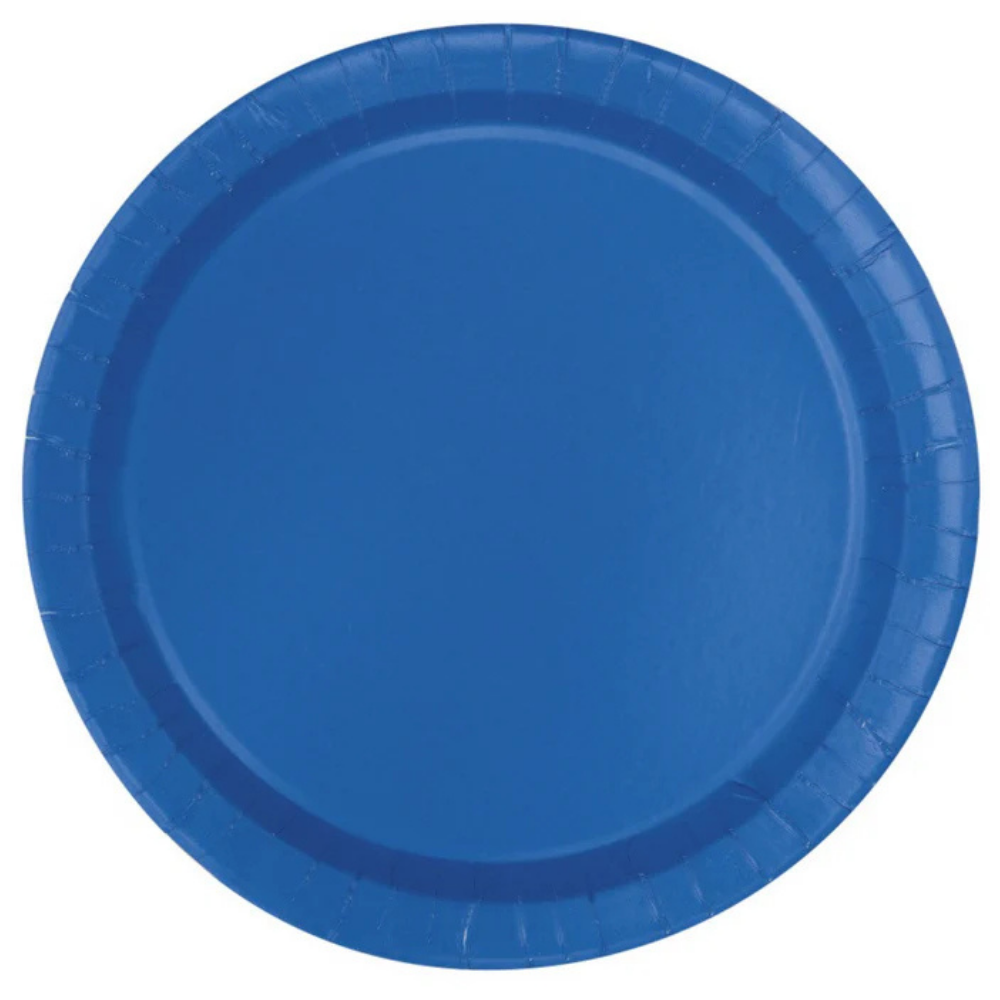 Royal Blue 10in Paper Plates 50ct