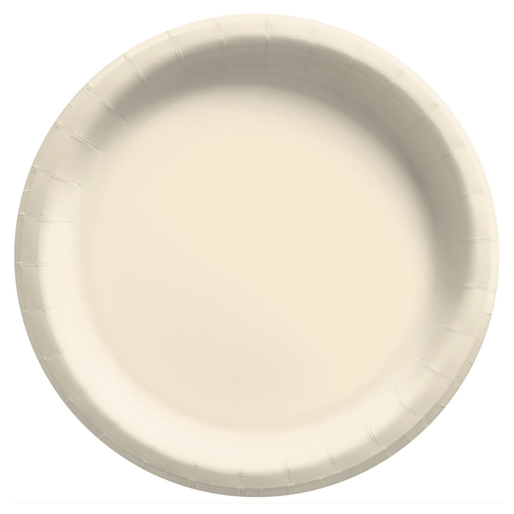 Vanilla Creme 10in Paper Plates 50ct