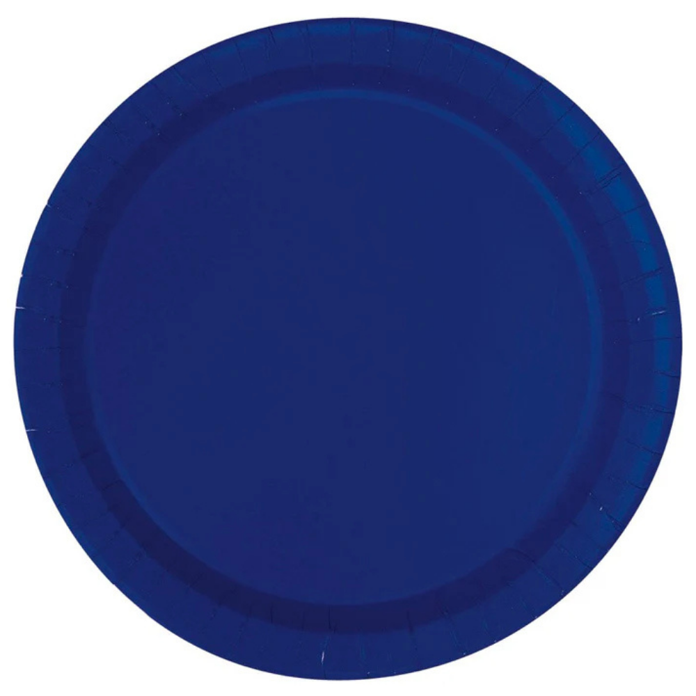 Navy Blue 10in Paper Plates 50ct