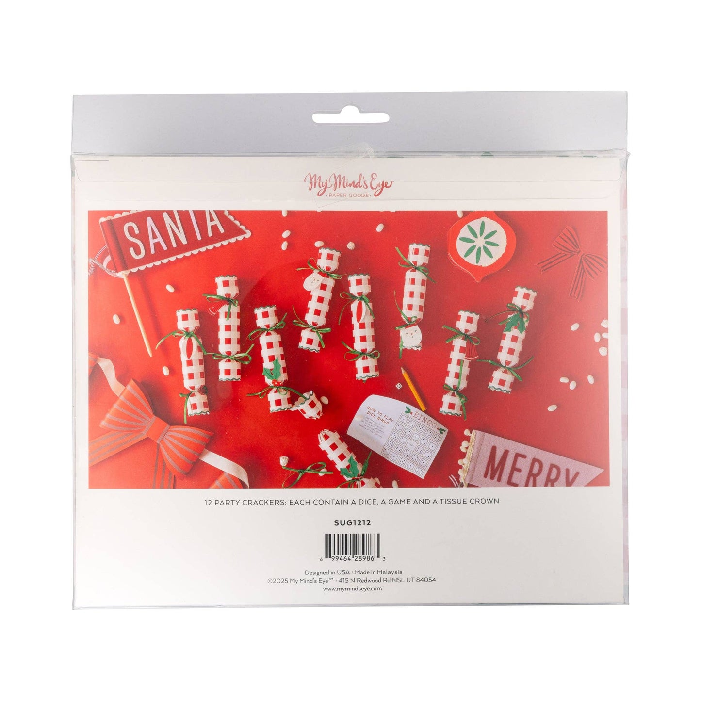 Plaid Christmas Crackers