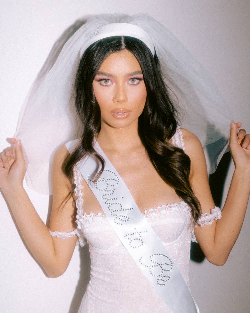 Bridal Shower Rhinestone Sash