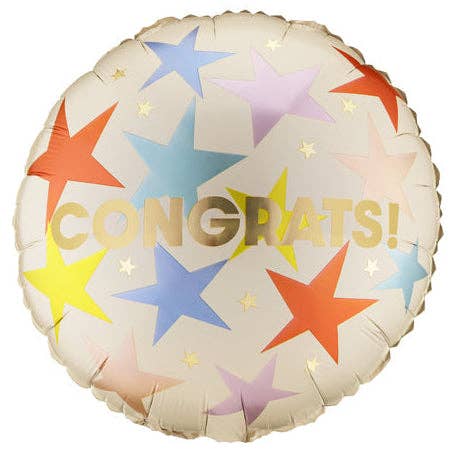 #440 Congrats Stars 18in Balloon