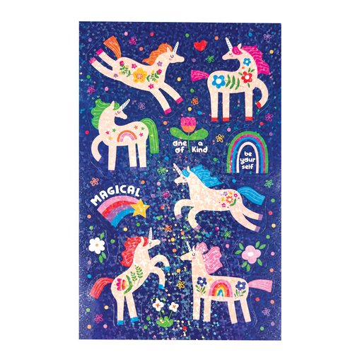 Stickiville: Standard Stickers - Magical Unicorns (1 Sheet)