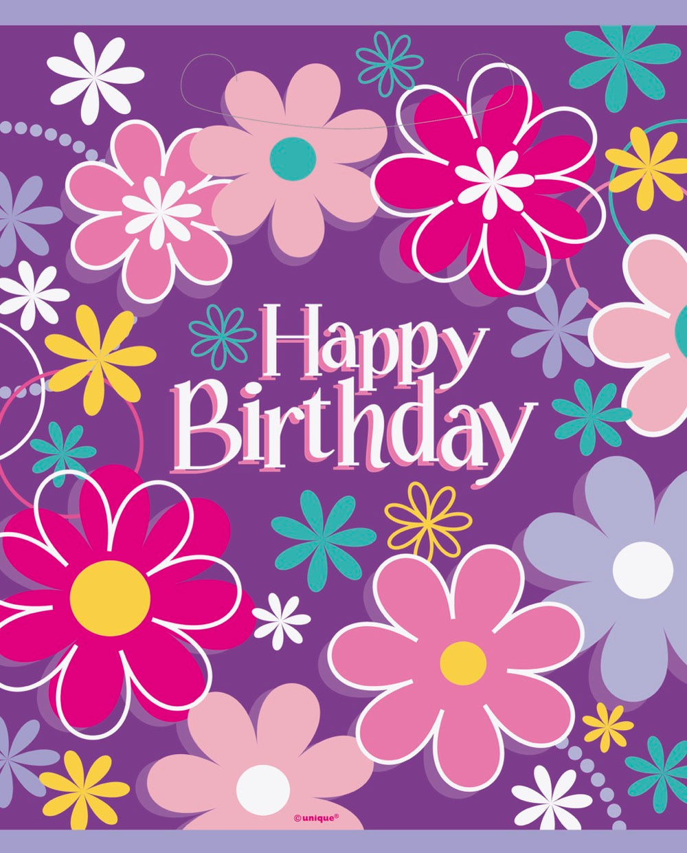 Birthday Blossoms Loot Bags 8ct
