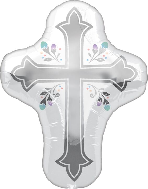 #584  Holy Day Cross 28in Balloon