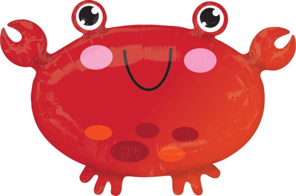 #007 Red Crab 22in Junior Shape Balloon