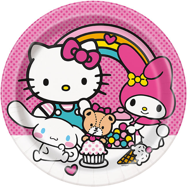 Hello Kitty And Friends 9" Plates 8ct