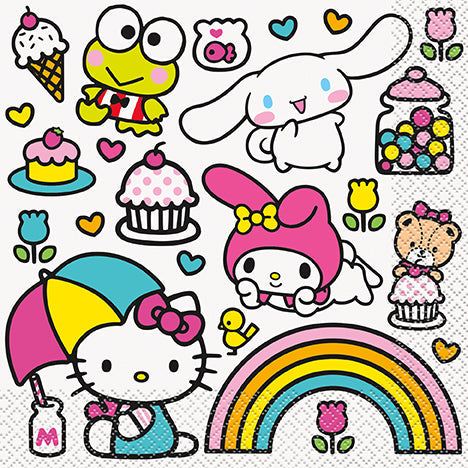 Hello Kitty And Friends Lunch Napkins 16ct