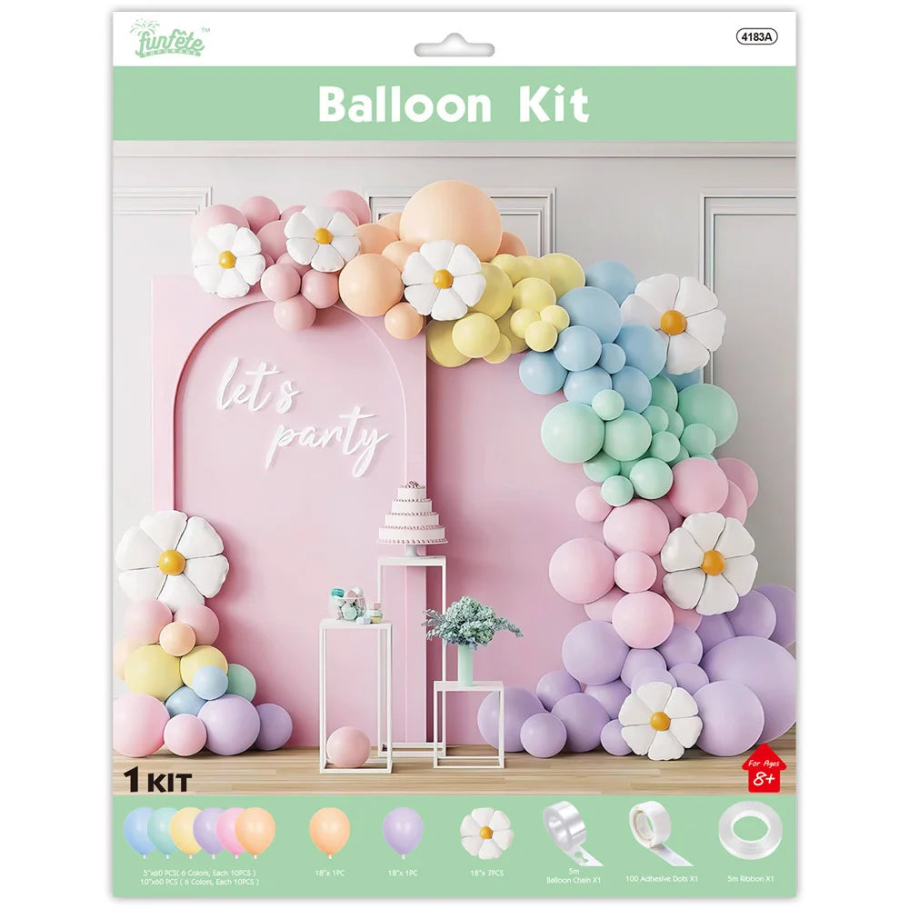 Spring Balloons Garland Set