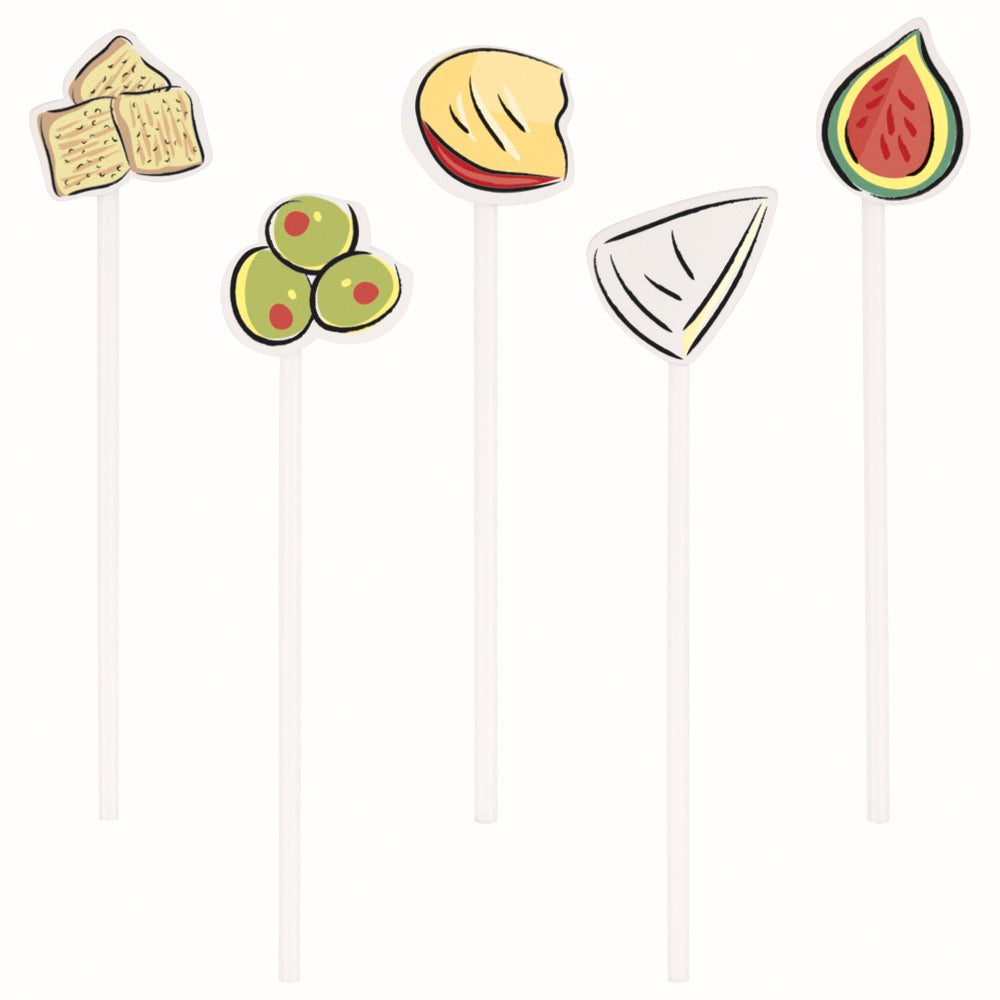 Assorted Wine Night Charcuterie Food Picks 20ct