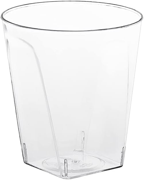 2 oz. Square Shot Glasses - Clear 40 Ct.