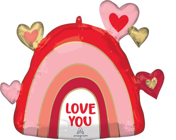 #S10 Love Rainbow 26in Balloon