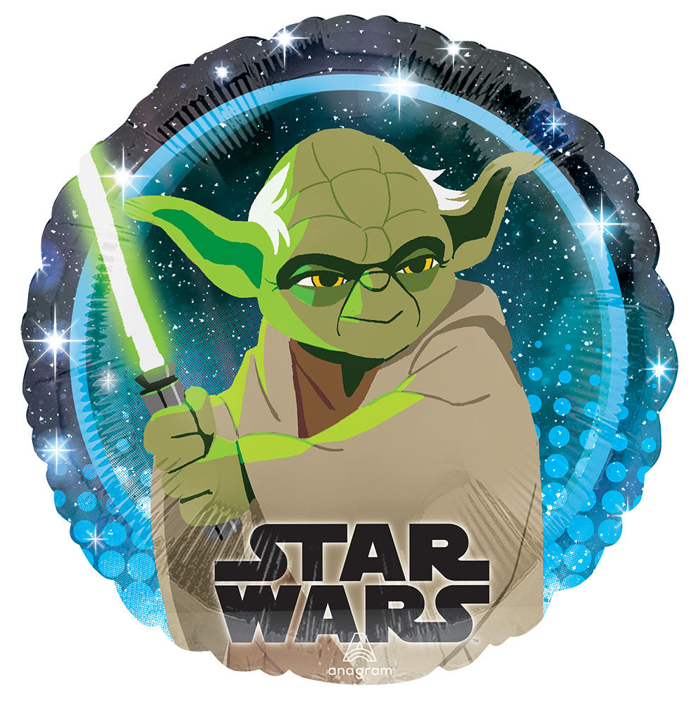 Star Wars Galaxy Yoda 17in Balloon