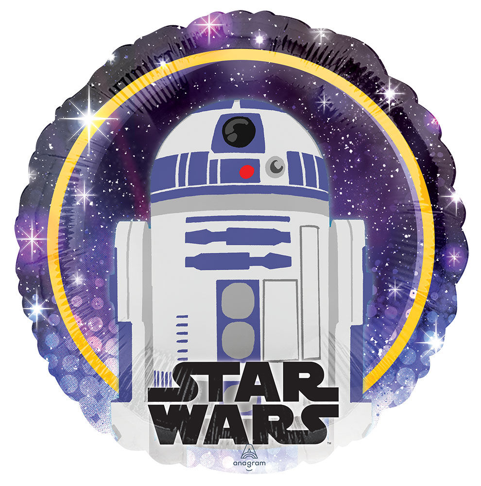 Star Wars Galaxy R2D2 17in Balloon