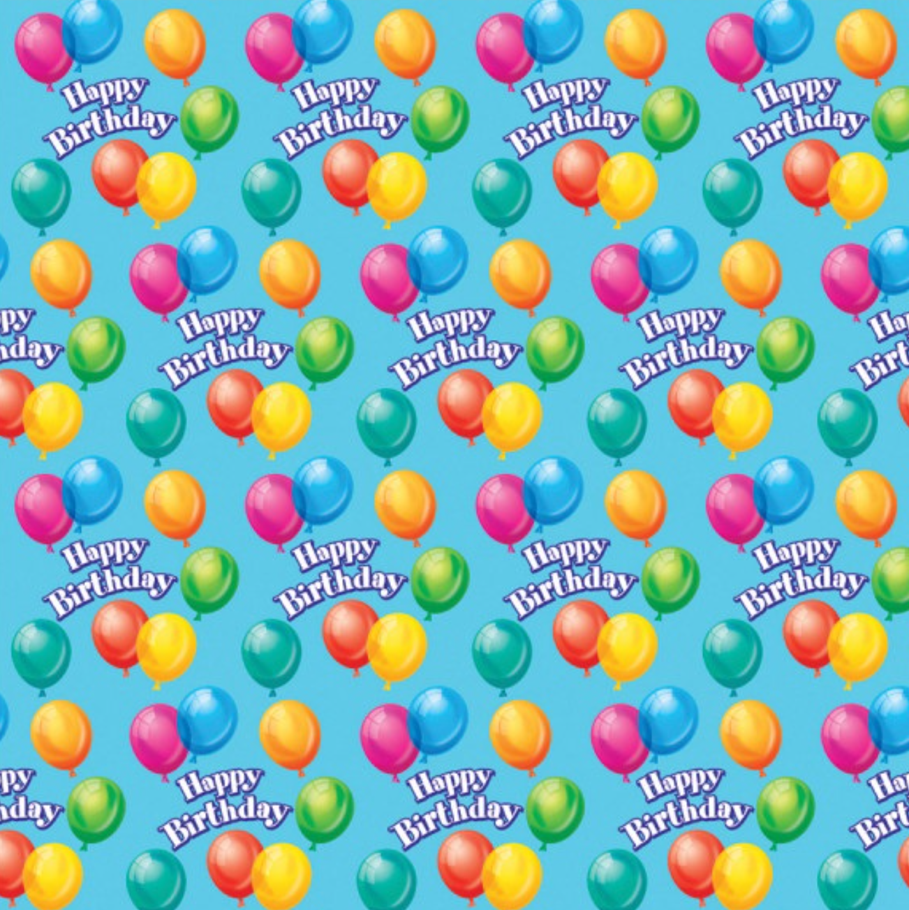 Brilliant Birthday Gift Wrap 30in x 5ft