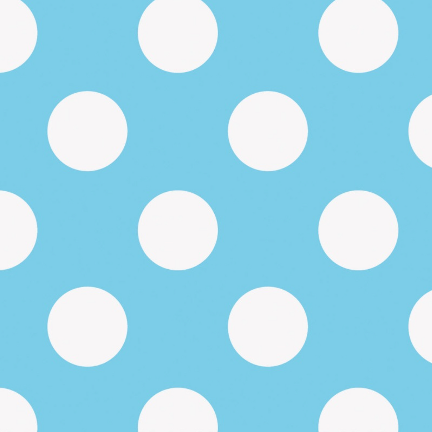 Light Blue Dots Gift Wrap 30in x 5ft