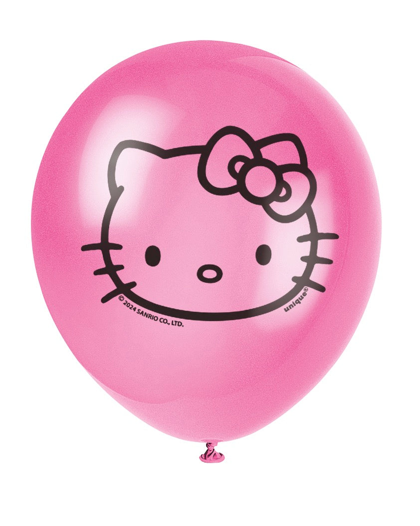 Hello Kitty and Friends Assorted 12in Latex Balloons 8ct