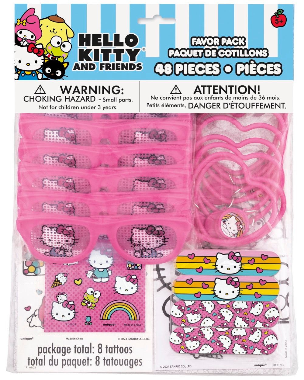 Hello Kitty & Friends Favor Pack 48pc