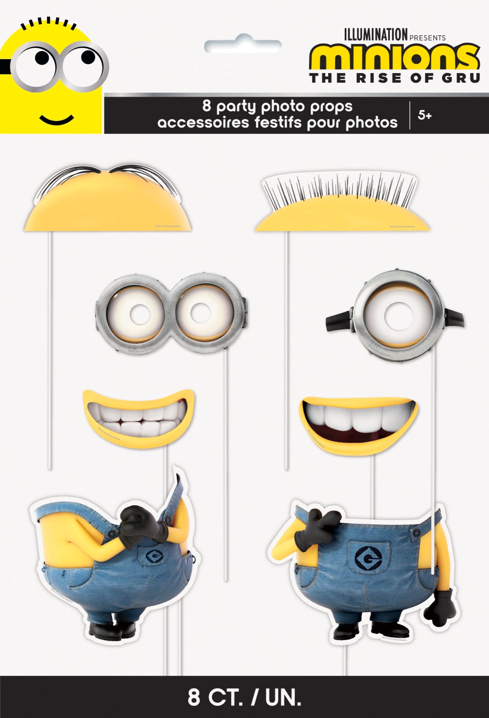 Despicable Me Photo Booth Props 8ct