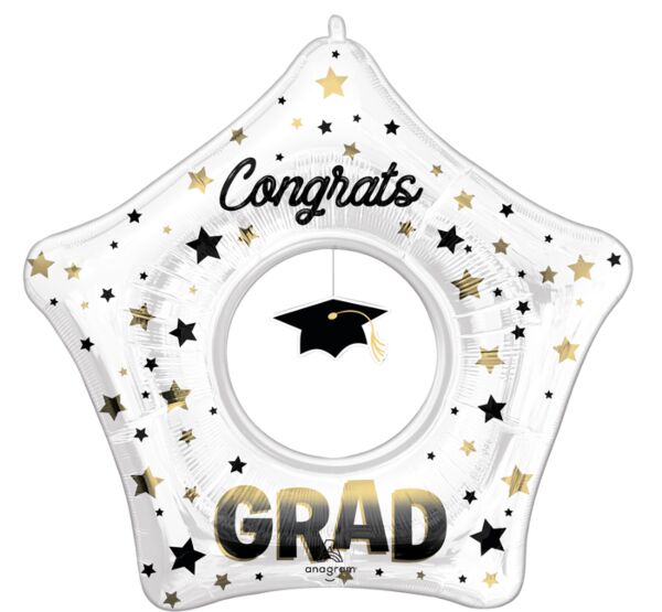 S15B Diffused Ombré Grad Cap Dangler 32in Balloon
