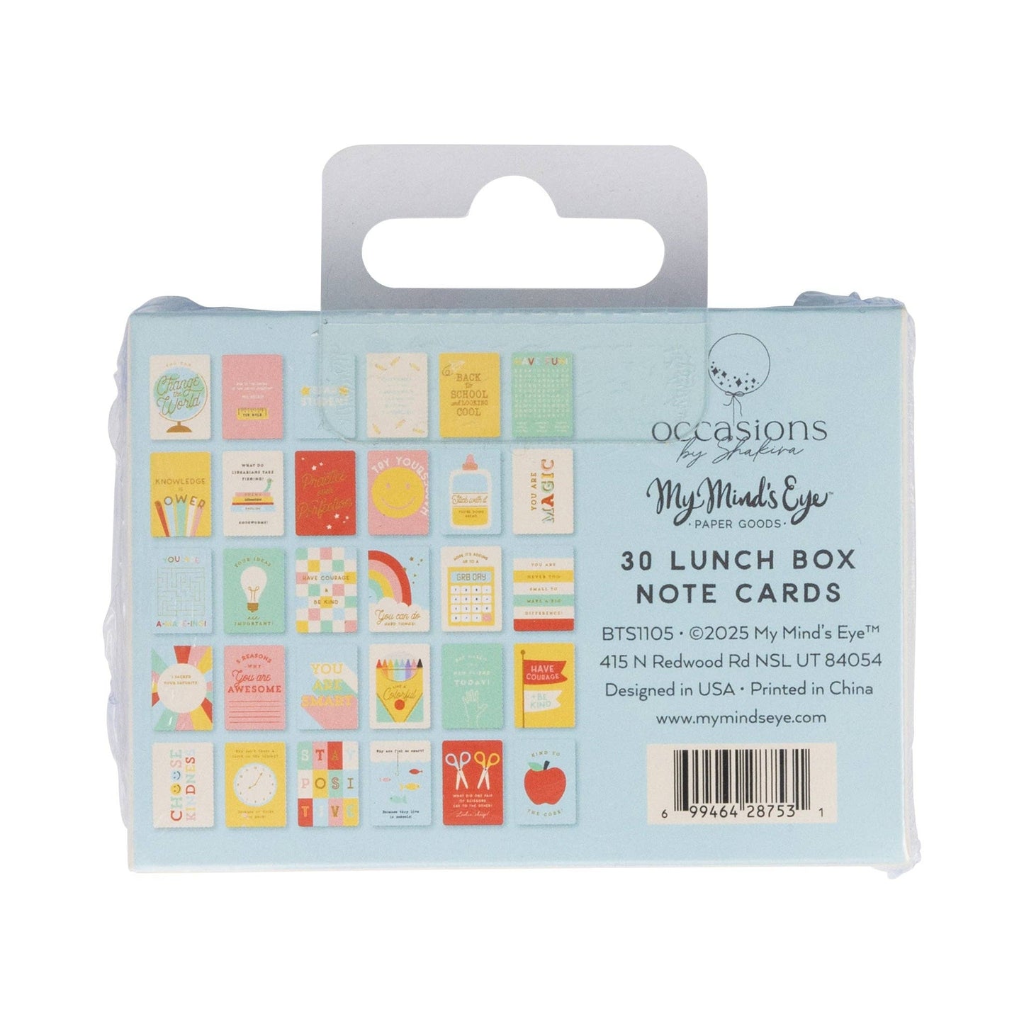 Occasions Lunch Box Cards 30ct