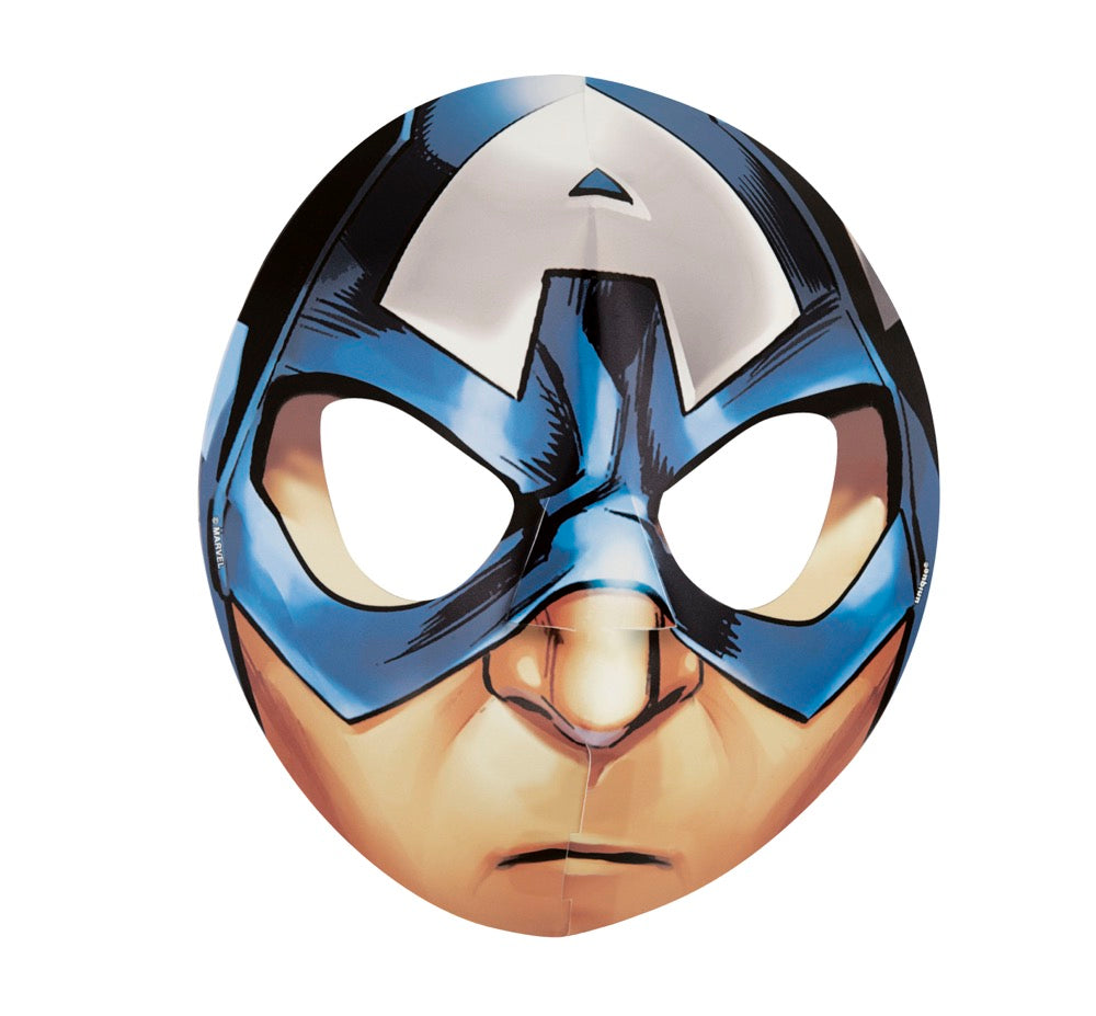 Avengers Assemble Party Masks 8ct