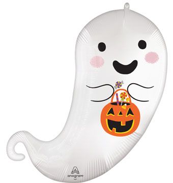 S19 Ghost Trick Or Treat 27in Balloon