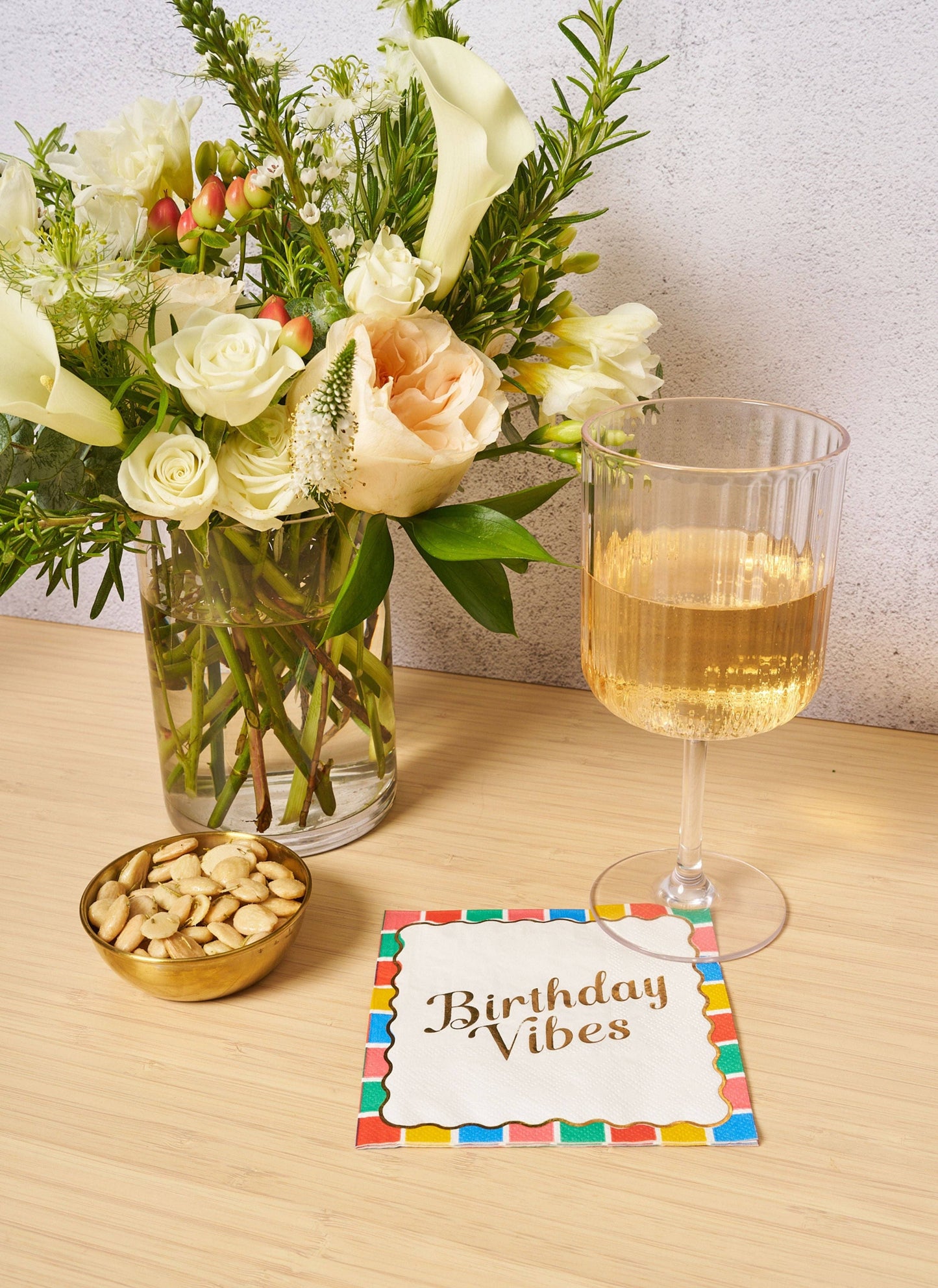 'Birthday Vibes' Cocktail Napkins 26ct
