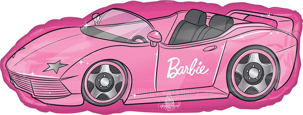 Barbie Roadster 37in Balloon